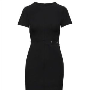 Petite Tailored Work Black Dress. Size 00P.